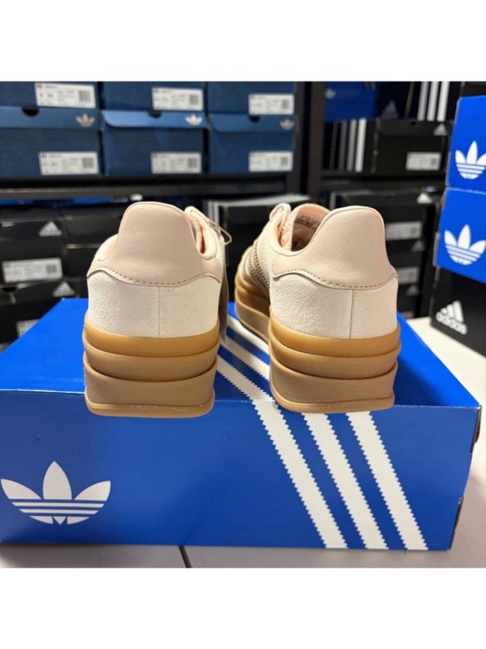 Size 7 - Adidas Gazelle Bold J Unisex - Jq1296 - Picture 5 of 7